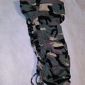 Lipstick Boutique Tops - Camo tube top w/ Gold star Lipstick Boutique Tops - Camo tube top w/ Gold star